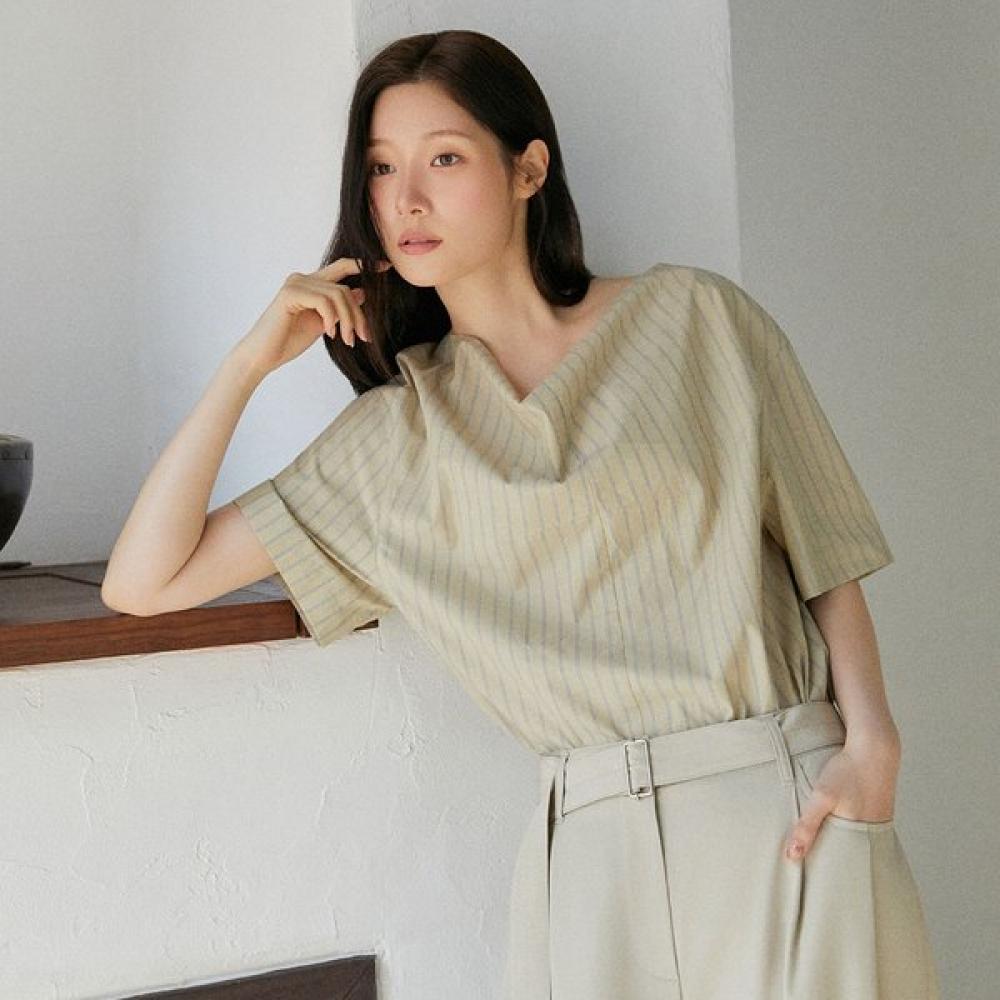 On On Cowl Neck Stripe Blouse New6mb407 BEIGE STRIPE/M_02
On On Cowl Neck Stripe Blouse New6mb407 BEIGE STRIPE/M_02