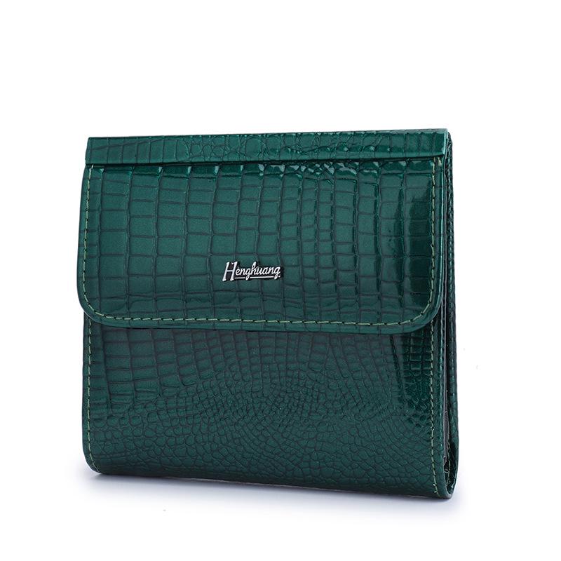 TEMU Genuine Leather Crocodile Pattern Mini Clutch Wallet with Magnetic Buckle зелений
TEMU Genuine Leather Crocodile Pattern Mini Clutch Wallet with Magnetic Buckle зелений