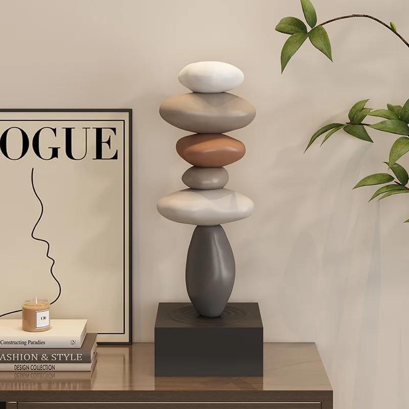 Modern Art Feng Shui Stone Resin Sculpture Wine Cabinet Decor Living Room Desktop Home Decoration Stone Statue Model Figurines
Modern Art Feng Shui Stone Resin Sculpture Wine Cabinet Decor Living Room Desktop Home Decoration Stone Statue Model Figurines