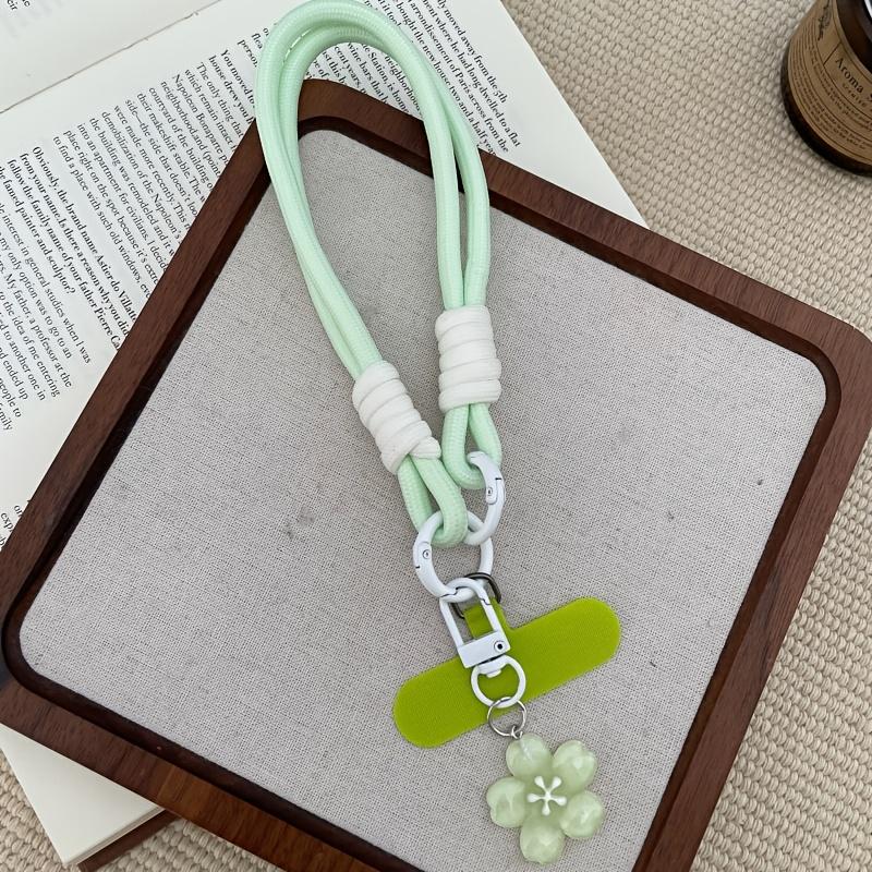 1PC Transparent Cherry Blossom Phone Wrist Lanyard, Cute Bracelet Strap & Phone Charm Pendant зелений
1PC Transparent Cherry Blossom Phone Wrist Lanyard, Cute Bracelet Strap & Phone Charm Pendant зелений