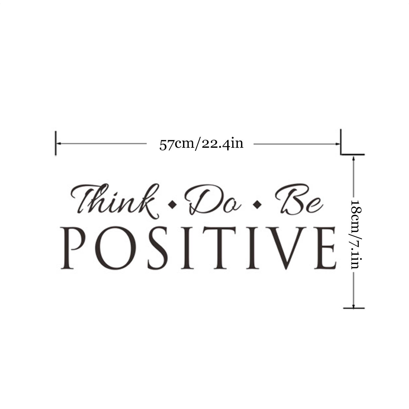 (SU)57x18 см Think Do Be Positive виниловая наклейка с цитатой на стену слова наклейки домашний декор съемный DIY для украшения гостиной
(SU)57x18 см Think Do Be Positive виниловая наклейка с цитатой на стену слова наклейки домашний декор съемный DIY для украшения гостиной