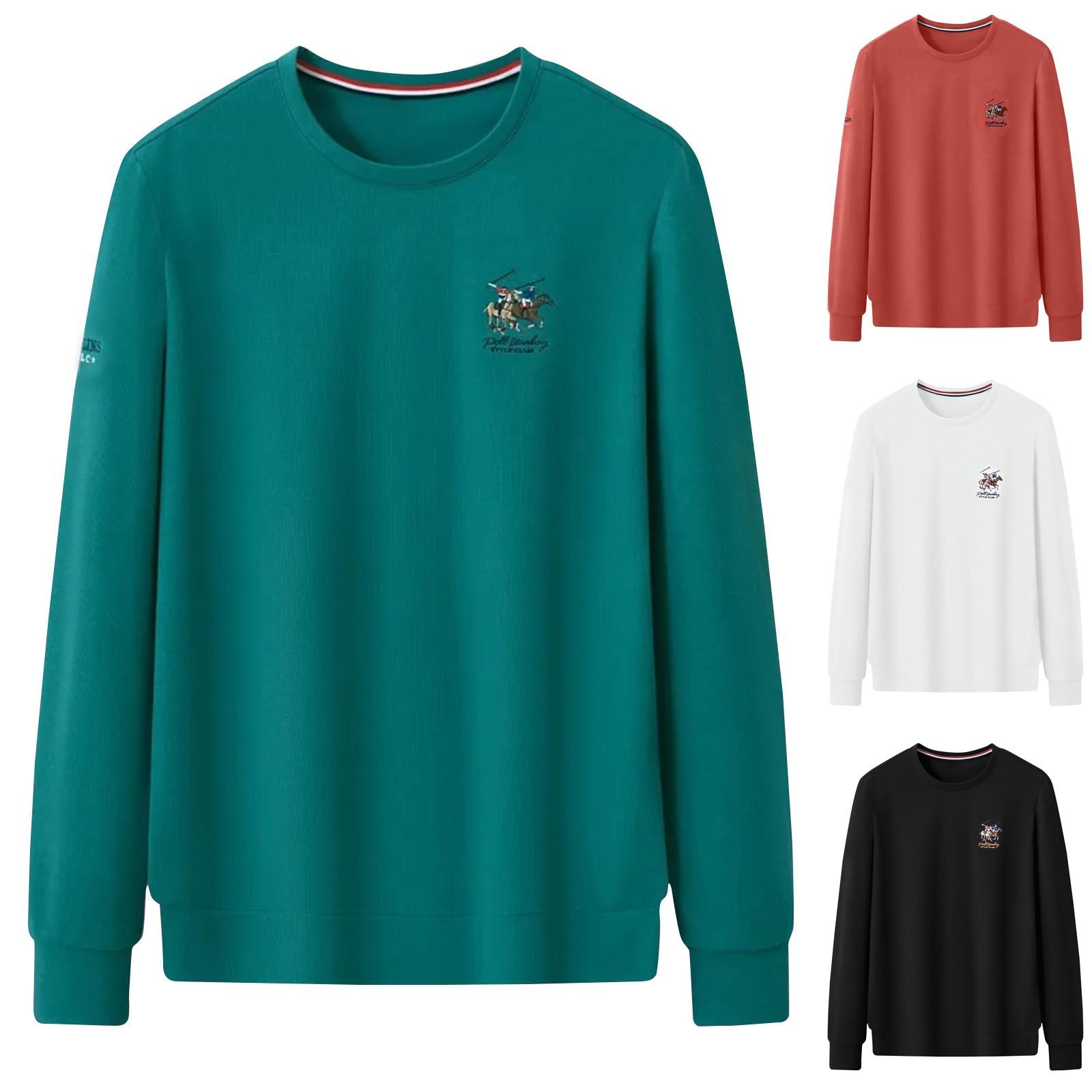 Men s Youth Round Neck Sweater Shirt Cotton Pullover Solid Color Long Sleeved T-shirt Casual Round Neck Men s
Men s Youth Round Neck Sweater Shirt Cotton Pullover Solid Color Long Sleeved T-shirt Casual Round Neck Men s