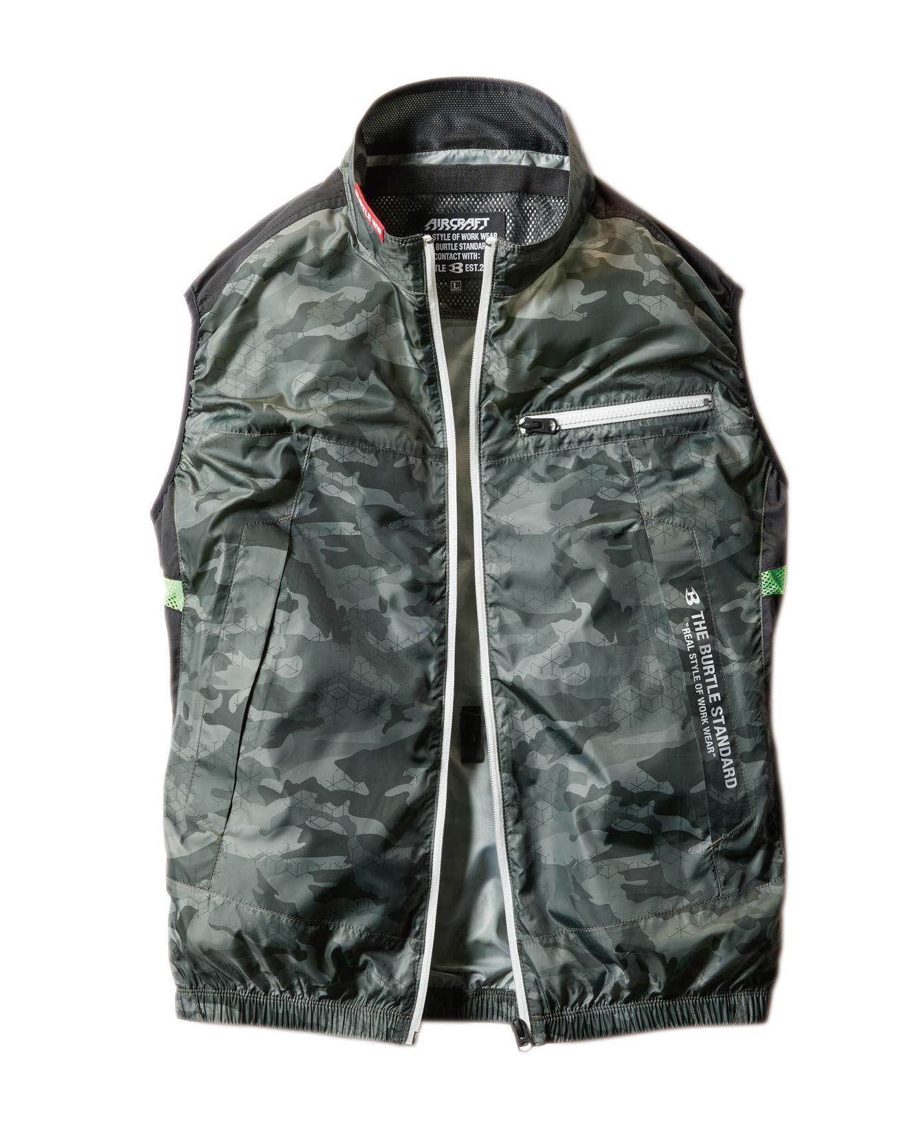 BURTLE Air Craft Vest for Spring and Summer Army Green AC1034 63 XL (Unisex)
BURTLE Air Craft Vest for Spring and Summer Army Green AC1034 63 XL (Unisex)