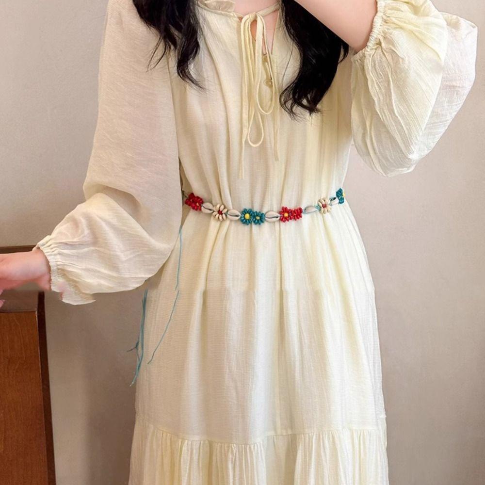 Woven Dress Waist Chain Hair Accessories Ethnic Style Braided Headband Bohemia Hair Band Versatile Style E
Woven Dress Waist Chain Hair Accessories Ethnic Style Braided Headband Bohemia Hair Band Versatile Style E