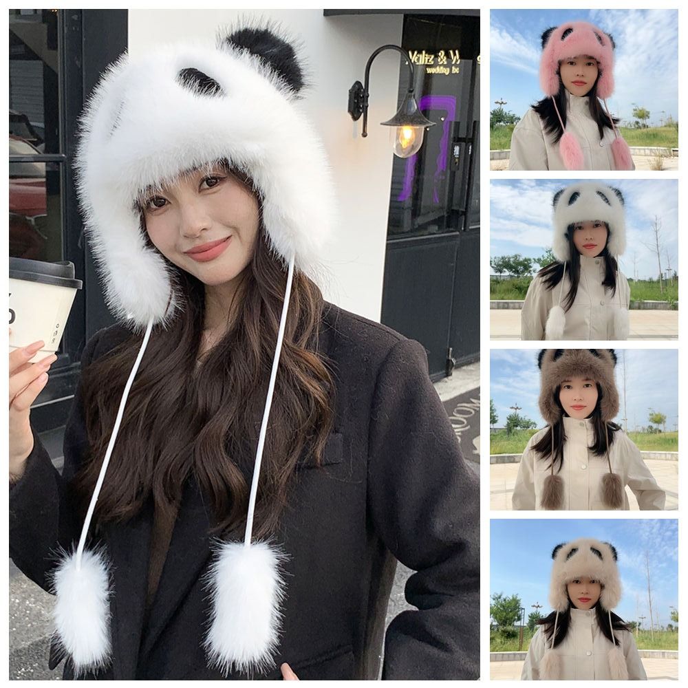 Fashion Design Plush Panda Hat Animal Ear Protection Hat Comfortable Cartoon Fleece Hat Girls кофейный
Fashion Design Plush Panda Hat Animal Ear Protection Hat Comfortable Cartoon Fleece Hat Girls кофейный