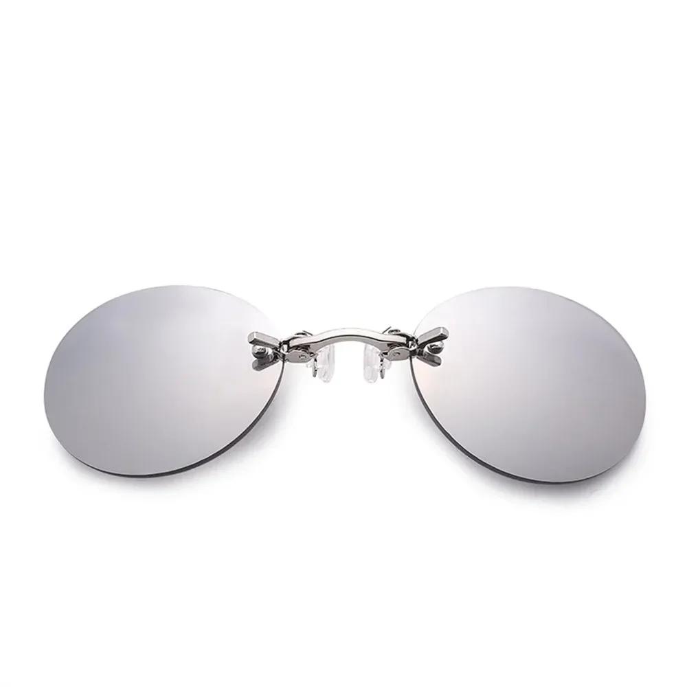 1PC Clip On Nose Glasses Round Rimless Matrix Morpheus Sunglasses Mini Frameless Vintage Men Eyeglasses UV400 Goggles
1PC Clip On Nose Glasses Round Rimless Matrix Morpheus Sunglasses Mini Frameless Vintage Men Eyeglasses UV400 Goggles
