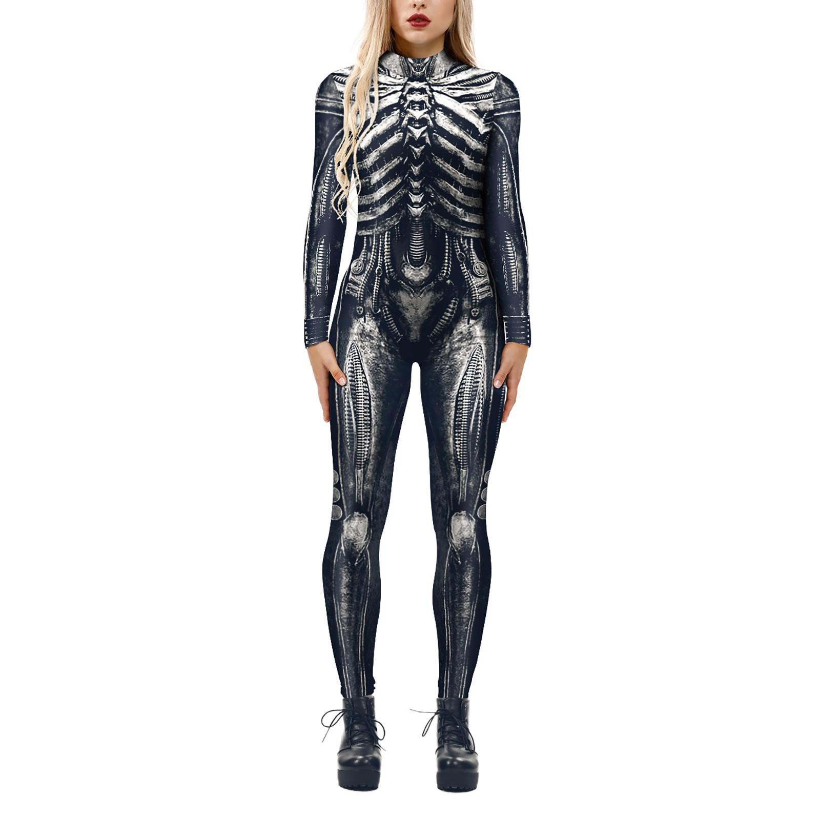 Women s Turtleneck Simulation 3D Printing Robot Zip Bodysuit Full Body Bodysuit Halloween Costume Juniors Body Suits XL чорний
Women s Turtleneck Simulation 3D Printing Robot Zip Bodysuit Full Body Bodysuit Halloween Costume Juniors Body Suits XL чорний