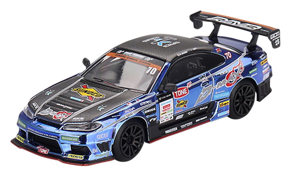 MINI GT Nissan Silvia D1 GP RACING Готовое изделие 1/64 (С15) 2023#70 D-MAX (Правый руль) Только для Японии MGT00855-BL
MINI GT Nissan Silvia D1 GP RACING Готовое изделие 1/64 (С15) 2023#70 D-MAX (Правый руль) Только для Японии MGT00855-BL