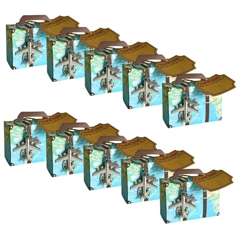 10Pcs Miniature Suitcases Gift Boxes for Candy Elegant Portable Treat Cases for Parties and Celebration Candies DropShipping
10Pcs Miniature Suitcases Gift Boxes for Candy Elegant Portable Treat Cases for Parties and Celebration Candies DropShipping