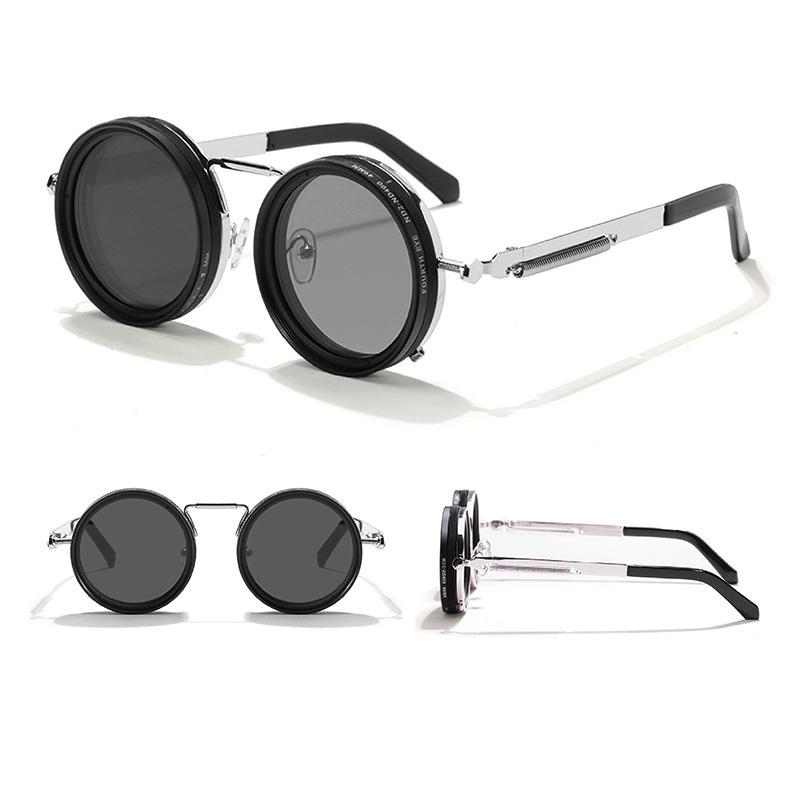 Nd Eyeglasses Women Round Frame Sunglasses Light Reducing Sunglasses Rotatable Lens Color-Changing Sunglasses Fishing Uv400 Other серебряный
Nd Eyeglasses Women Round Frame Sunglasses Light Reducing Sunglasses Rotatable Lens Color-Changing Sunglasses Fishing Uv400 Other серебряный
