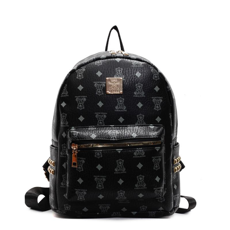 Женский ретро-рюкзак с принтом медведя - большая вместимость, модная дорожная и школьная сумка чёрный
Женский ретро-рюкзак с принтом медведя - большая вместимость, модная дорожная и школьная сумка чёрный