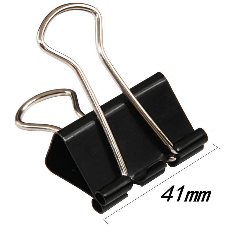 Black Metal Long Tail Clip: Loose-leaf Binder for Office & Planner
Black Metal Long Tail Clip: Loose-leaf Binder for Office & Planner