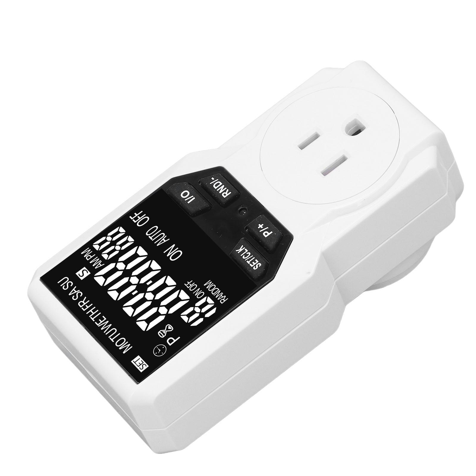 Таймер-розетка Большой VA-экран Многофункциональный Обратный отсчет Таймер короткого цикла Вилка для помещений США 120 В
Таймер-розетка Большой VA-экран Многофункциональный Обратный отсчет Таймер короткого цикла Вилка для помещений США 120 В