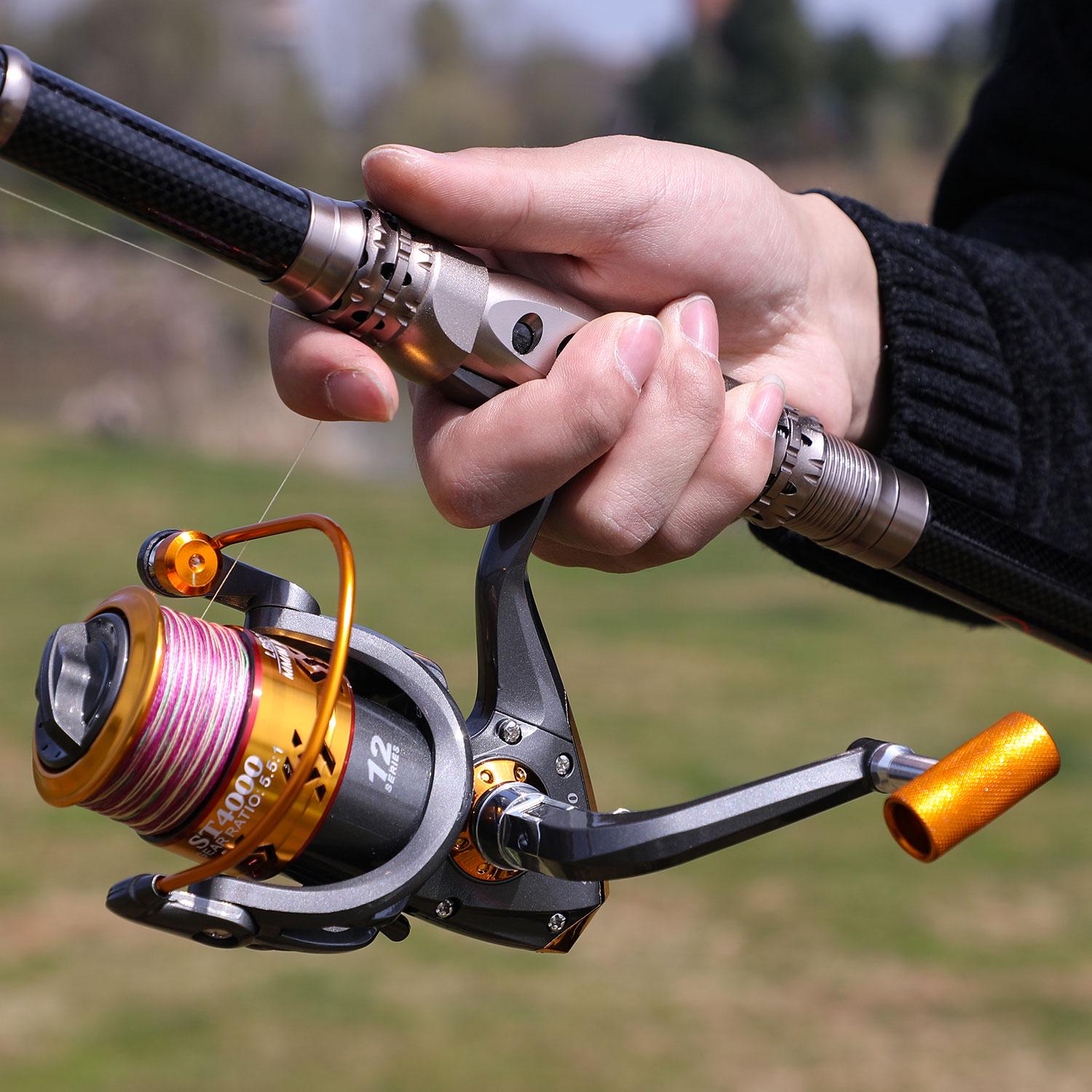 Рыболовная катушка с передаточным отношением 5,5: 1 ST4000
Рыболовная катушка с передаточным отношением 5,5: 1 ST4000