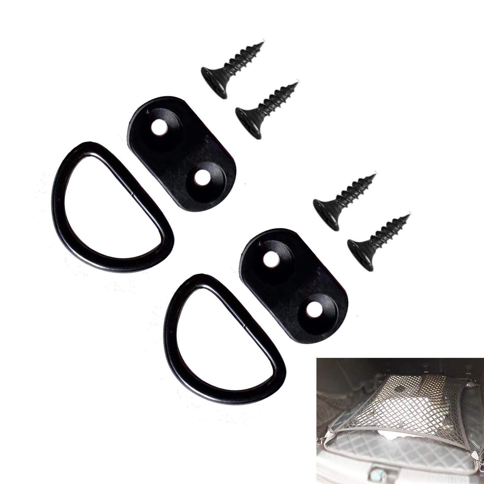2 Set High Strength Luggage Barrier Hooks ABS & Iron Luggage Net Hook Simple Installs for Secure Cargo Net Installation
2 Set High Strength Luggage Barrier Hooks ABS & Iron Luggage Net Hook Simple Installs for Secure Cargo Net Installation