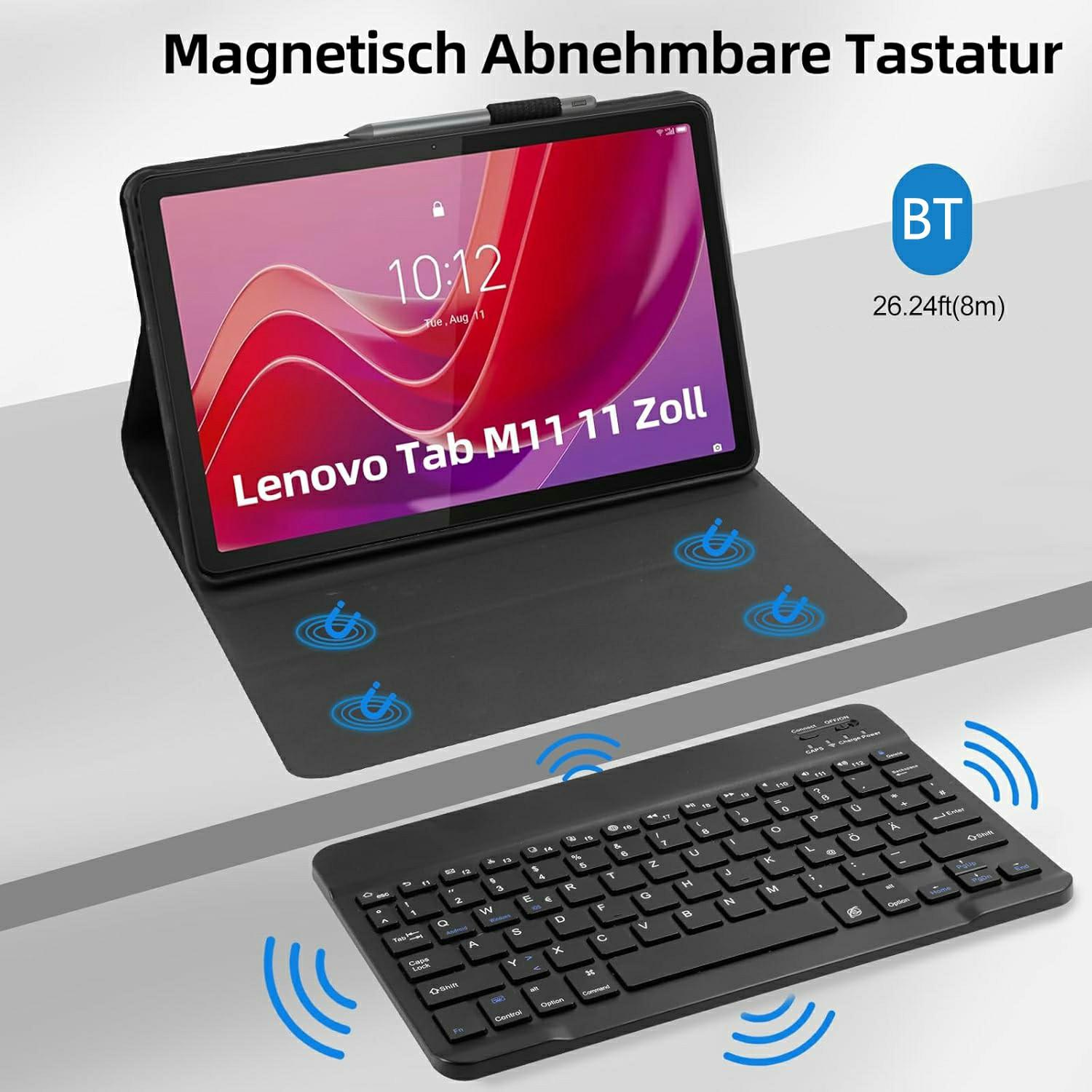 SK-M11 For Lenovo Tab M11 (TB330FU/TB330XU) Bluetooth-Compatible Keyboard Leather Case with Pen Slot Pink
SK-M11 For Lenovo Tab M11 (TB330FU/TB330XU) Bluetooth-Compatible Keyboard Leather Case with Pen Slot Pink