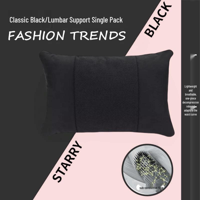 Регулируемый подголовник и поясничная поддержка для автомобиля - Дышащая замша, Перфорированный, Универсальная защита шеи для сидений седана
Регулируемый подголовник и поясничная поддержка для автомобиля - Дышащая замша, Перфорированный, Универсальная защита шеи для сидений седана