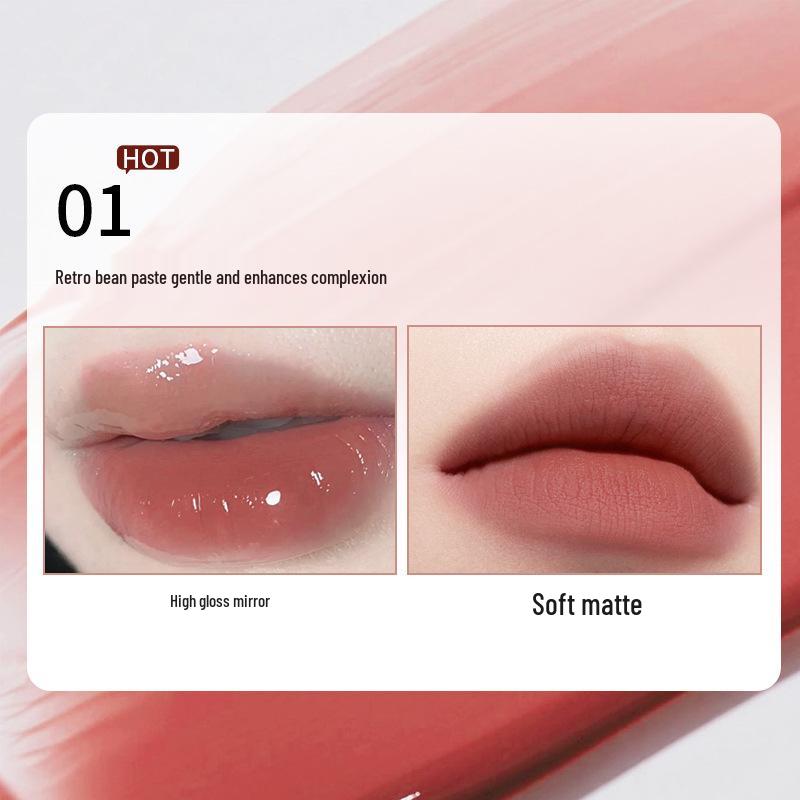 ENSEO Двусторонний матовый зеркальный бархатный блеск для губ - Нелипкий, в наличии 2.2g + 2g
ENSEO Двусторонний матовый зеркальный бархатный блеск для губ - Нелипкий, в наличии 2.2g + 2g