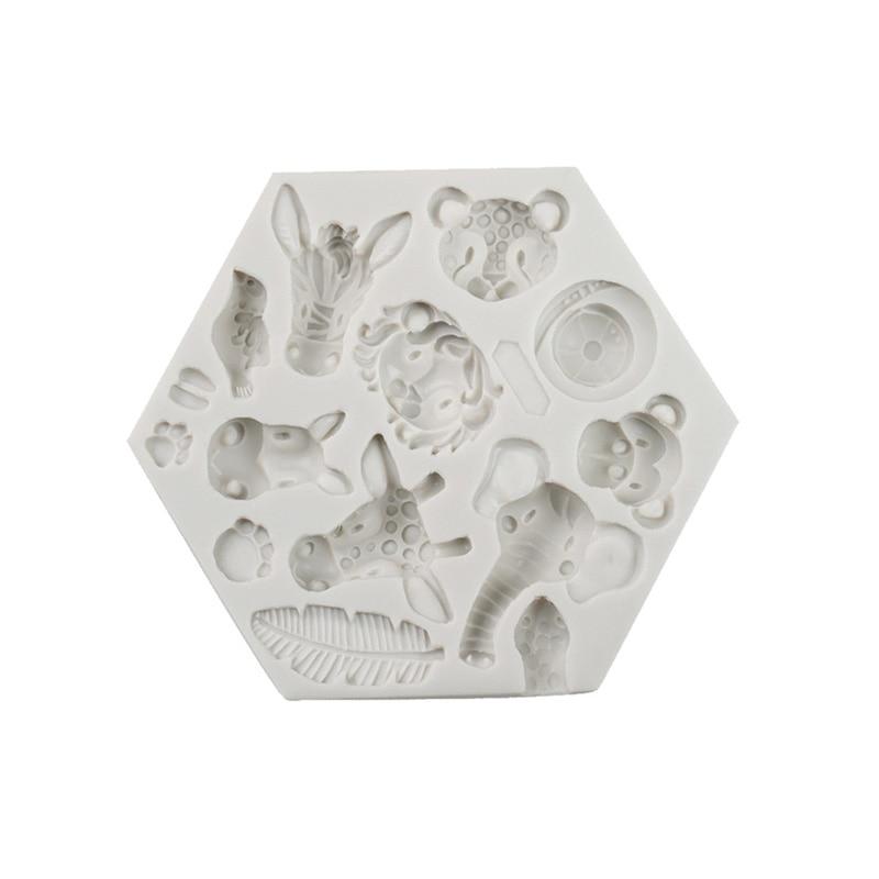 Форма для торта в виде диких животных в джунглях, Diy, животное, украшение торта, форма для помадки, инструменты для выпечки шоколада и сахара, форма для торта, кухонные гаджеты Grey-13.3x11.7x2cm
Форма для торта в виде диких животных в джунглях, Diy, животное, украшение торта, форма для помадки, инструменты для выпечки шоколада и сахара, форма для торта, кухонные гаджеты Grey-13.3x11.7x2cm