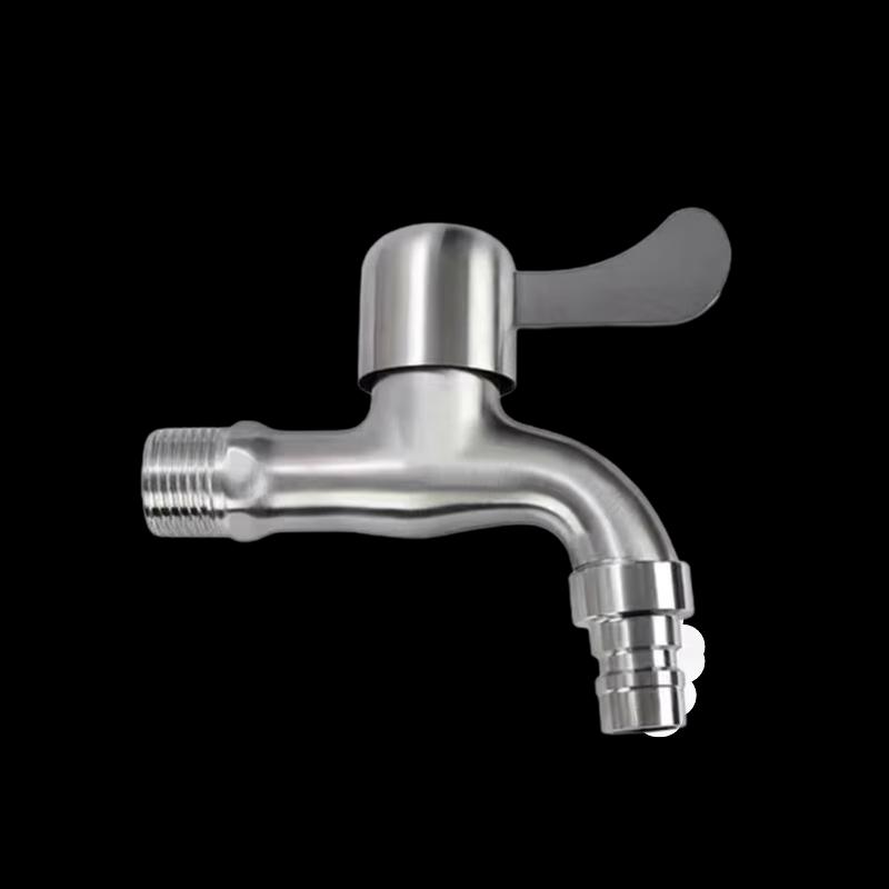 304 Stainless Steel Wall-Mounted Single Cold Utility Faucet
304 Stainless Steel Wall-Mounted Single Cold Utility Faucet