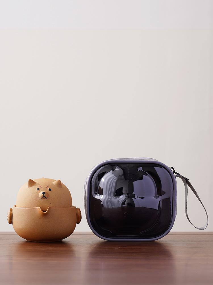 Wangcai Shiba Inu Travel Tea Set: Portable Coarse Pottery with One Pot & One Cup - Ideal Business Gift or Custom Souvenir 1-10 Pieces
Wangcai Shiba Inu Travel Tea Set: Portable Coarse Pottery with One Pot & One Cup - Ideal Business Gift or Custom Souvenir 1-10 Pieces