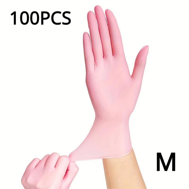 100/50PCS Light Pink Disposable Nitrile Gloves Waterproof Anti-static Durable Light Pink Gloves For Kitchen Cooking Tools
100/50PCS Light Pink Disposable Nitrile Gloves Waterproof Anti-static Durable Light Pink Gloves For Kitchen Cooking Tools