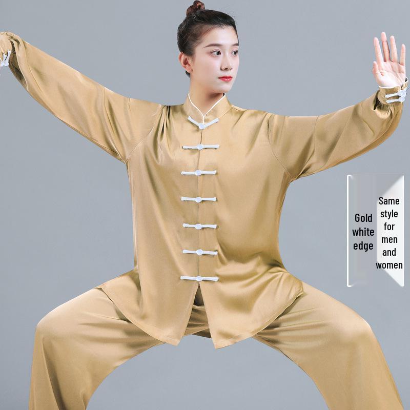 Premium Ice Silk Tai Chi Apparel for Men and Women - New Eight Brocades Chinese Style Practice Set Extra Large
Premium Ice Silk Tai Chi Apparel for Men and Women - New Eight Brocades Chinese Style Practice Set Extra Large