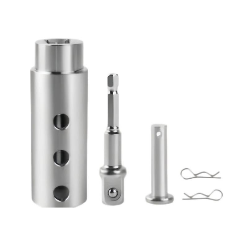Multipurpose Trailer Jacks Drill Adapters Stainless Steel Handle Cordless Drill Adapters Electric Drill Accessories 1
Multipurpose Trailer Jacks Drill Adapters Stainless Steel Handle Cordless Drill Adapters Electric Drill Accessories 1