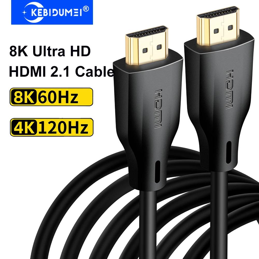 KEBIDUMEI 8K Ultra HD HDMI 2.1 Cable 48Gbps HDMI-compatible to HDMI Vedio Cable HDR10+ 8K 60Hz Dolby EARC 3D HDCP for PC TV Box 1m
KEBIDUMEI 8K Ultra HD HDMI 2.1 Cable 48Gbps HDMI-compatible to HDMI Vedio Cable HDR10+ 8K 60Hz Dolby EARC 3D HDCP for PC TV Box 1m