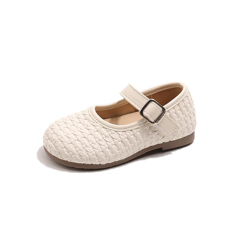 Girls PU Leather Shoes Spring Autumn New Woven Soft Sole Simple Princess Breathable Fashion Mary Jane School Student Loafer 24
Girls PU Leather Shoes Spring Autumn New Woven Soft Sole Simple Princess Breathable Fashion Mary Jane School Student Loafer 24
