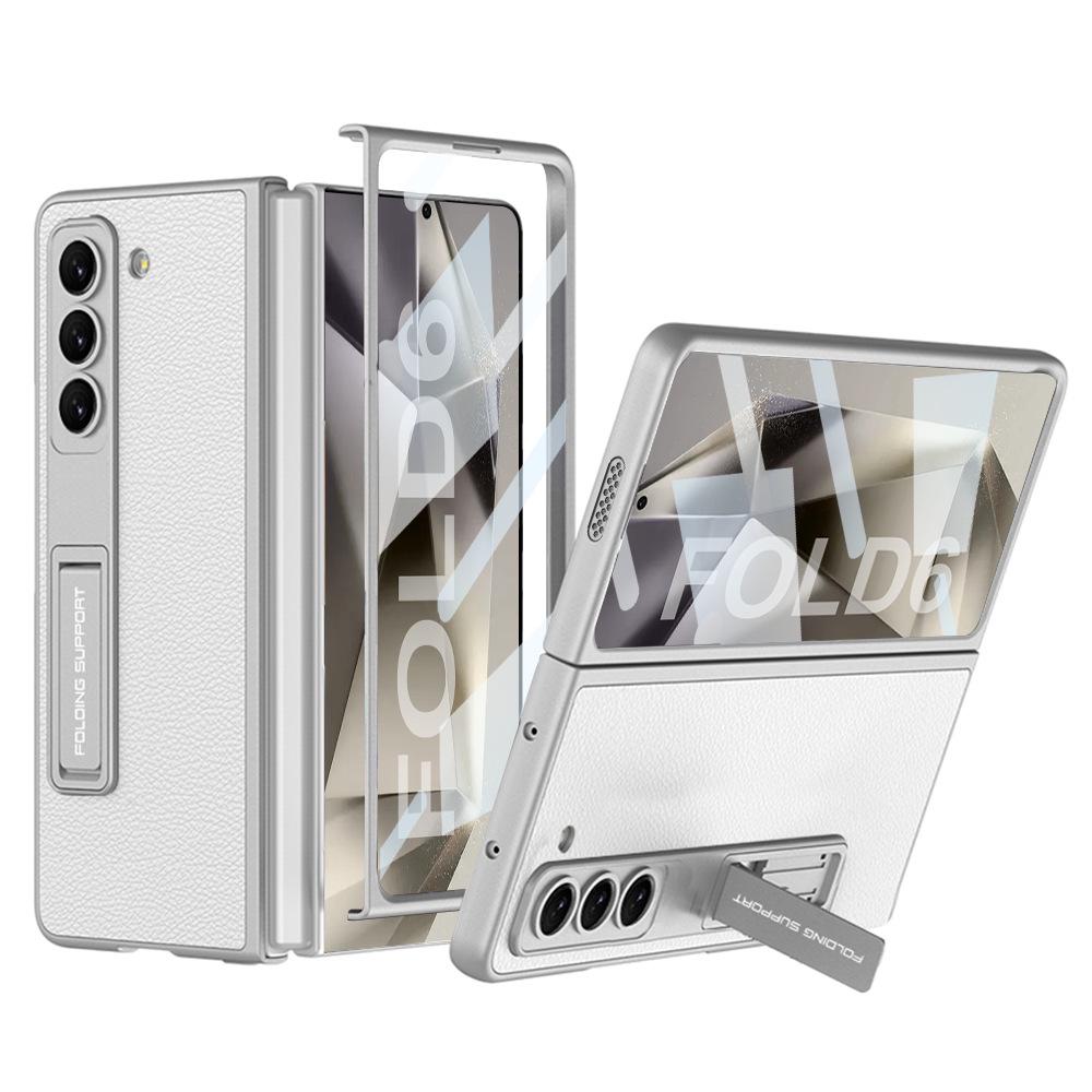 Samsung Fold6 Leather Phone Case with Creative Bracket, Foldable & Drop-Proof Design Samsung Fold6
Samsung Fold6 Leather Phone Case with Creative Bracket, Foldable & Drop-Proof Design Samsung Fold6