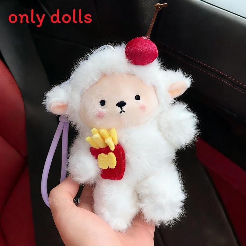 Cute Sheep Plush Keychain With Sfrench Fries And Bow Decor For Bags And Keys Fries
Cute Sheep Plush Keychain With Sfrench Fries And Bow Decor For Bags And Keys Fries