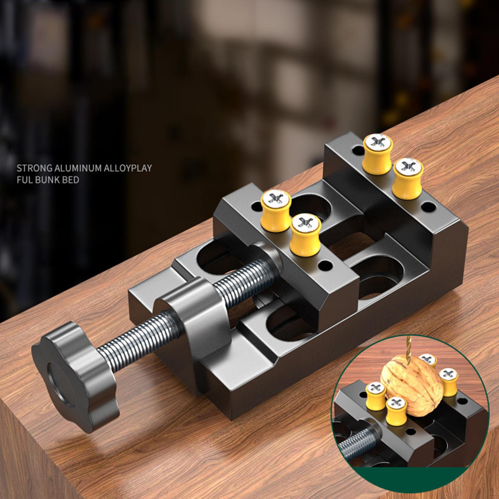 Mini Drill Press Vise Bench Clamp Sturdy Practical Aluminum Flat Table Vice for Mini Vise
Mini Drill Press Vise Bench Clamp Sturdy Practical Aluminum Flat Table Vice for Mini Vise