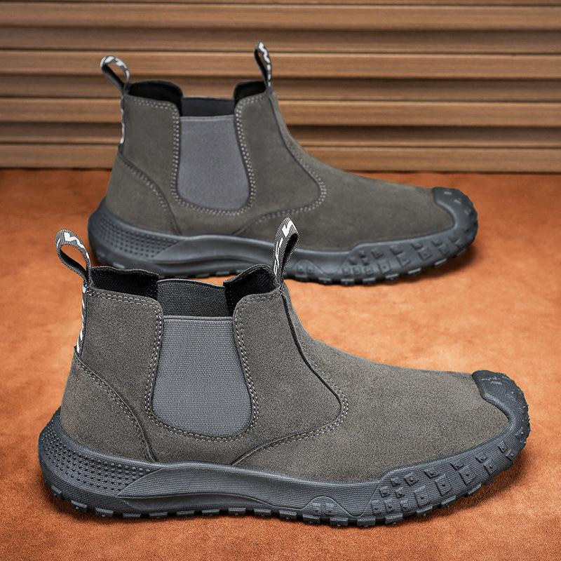 High-top boots men s shoes autumn new breathable tooling shoes men s trend versatile non-slip casual labor insurance shoes 38 чёрный
High-top boots men s shoes autumn new breathable tooling shoes men s trend versatile non-slip casual labor insurance shoes 38 чёрный