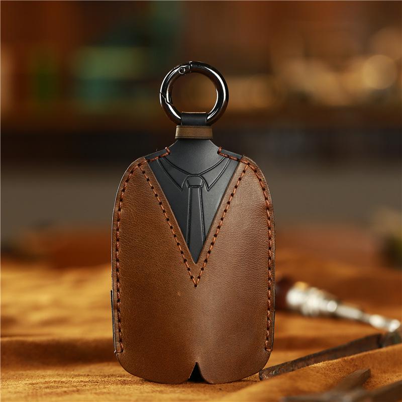 Сумка для ключей автомобиля Универсальный кожаный чехол для ключей Чисто ручная работа креативная сумка для ключей из коровьей кожи подарочная коробка может быть упакована поштучно.
Сумка для ключей автомобиля Универсальный кожаный чехол для ключей Чисто ручная работа креативная сумка для ключей из коровьей кожи подарочная коробка может быть упакована поштучно.