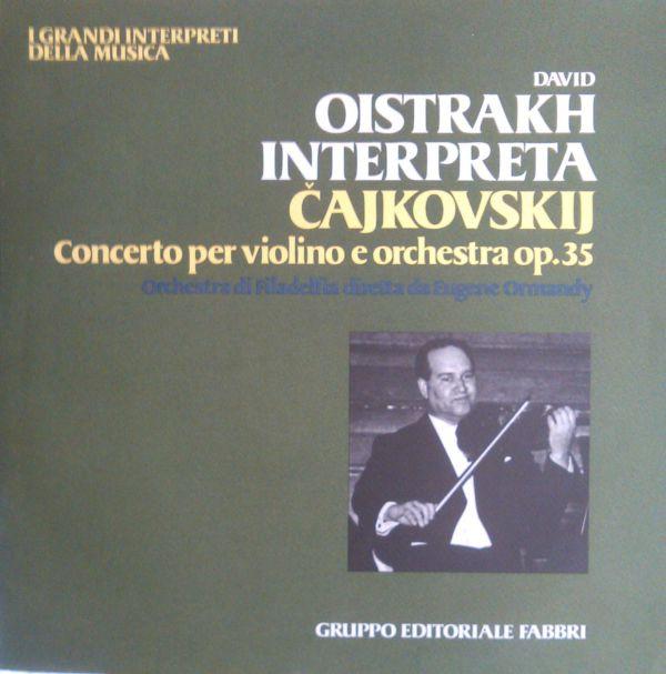 LP Record DAVID OISTRACH EUGENE ORMANDY T Concerto Per Violino E Orchestra Op GIM18 Gruppo Editoria 1981 Italy Classical Used
LP Record DAVID OISTRACH EUGENE ORMANDY T Concerto Per Violino E Orchestra Op GIM18 Gruppo Editoria 1981 Italy Classical Used