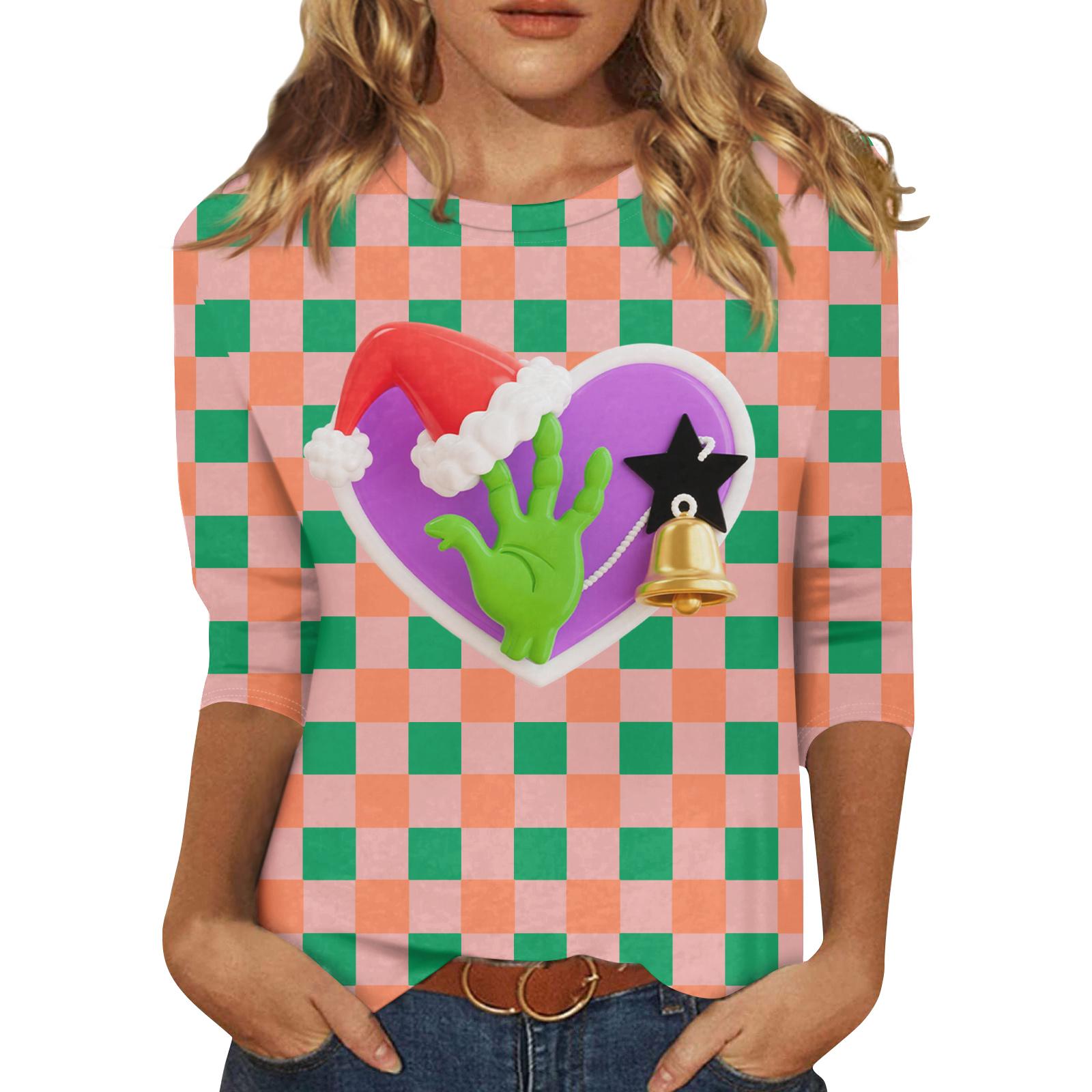 Женская свободная удобная повседневная модная толстовка с V-образным вырезом и рождественским принтом с длинным рукавом XXXXL зелёный
Женская свободная удобная повседневная модная толстовка с V-образным вырезом и рождественским принтом с длинным рукавом XXXXL зелёный