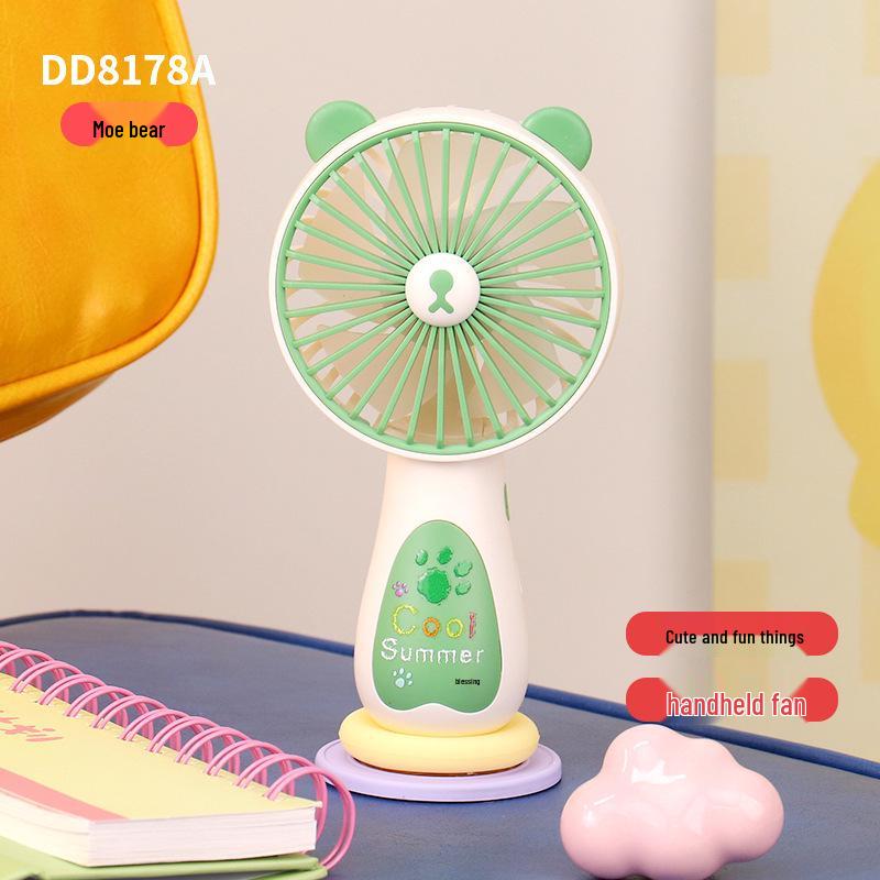 Portable Handheld USB Rechargeable Cartoon Fan for Dorms Color Box Packaging + USB Charging Cable
Portable Handheld USB Rechargeable Cartoon Fan for Dorms Color Box Packaging + USB Charging Cable