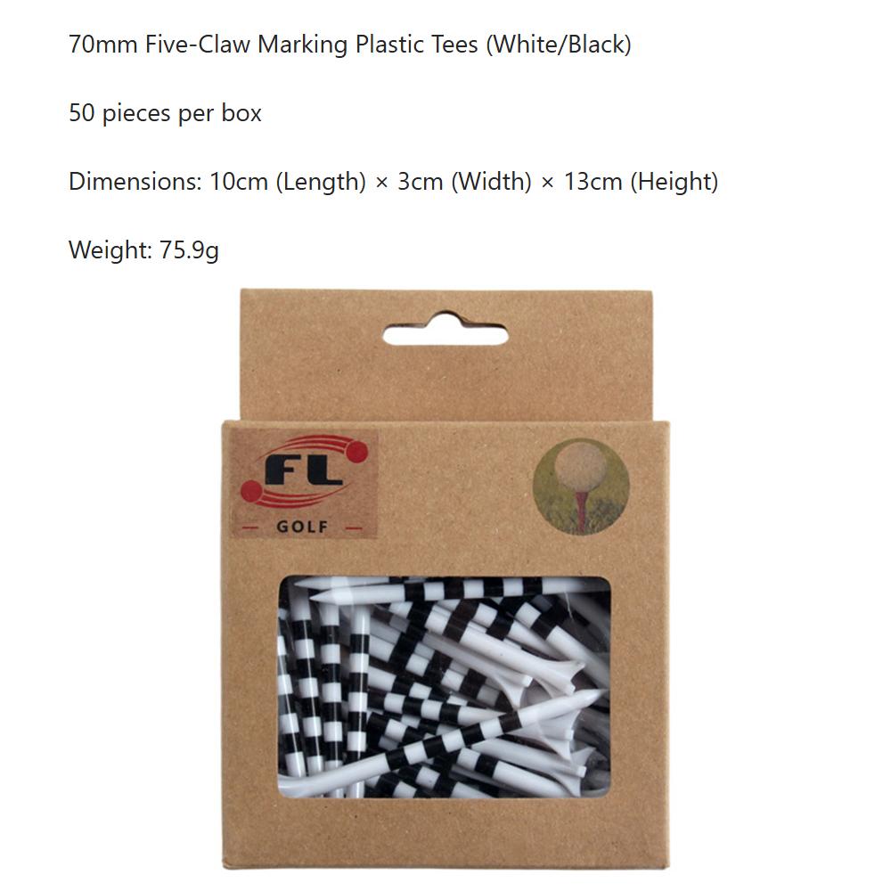 50 Pack Plastic Golf Tees Engineered to Reduce Friction & Side Spin, Unique Golf Gifts for Golfers
50 Pack Plastic Golf Tees Engineered to Reduce Friction & Side Spin, Unique Golf Gifts for Golfers