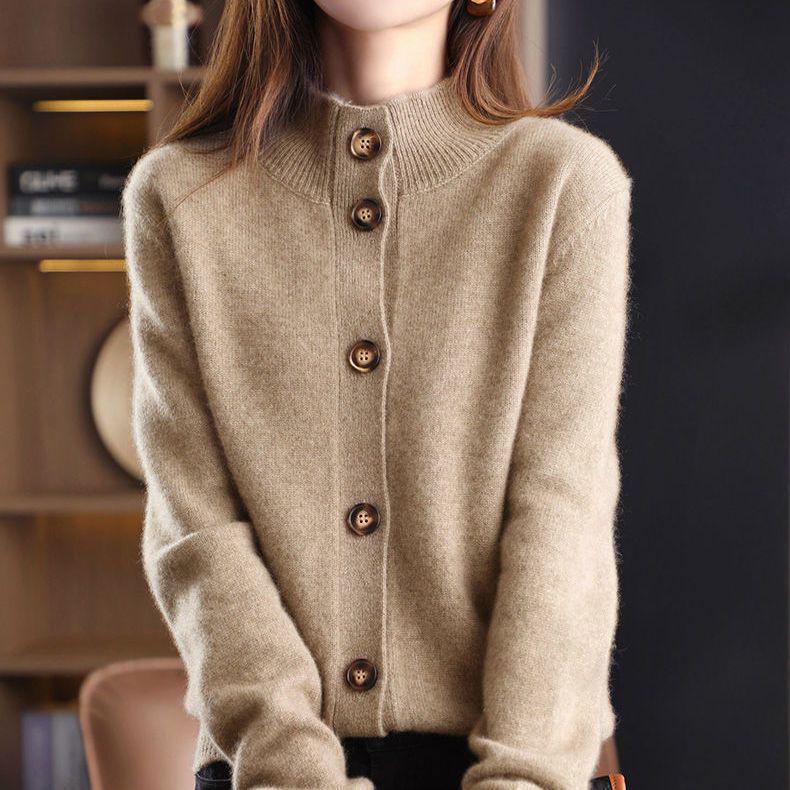 Chic Korean Style Women s Knit Sweater – 2025 Autumn/Winter, Age-Reducing Loose Fit with Stand-Up Collar Others
Chic Korean Style Women s Knit Sweater – 2025 Autumn/Winter, Age-Reducing Loose Fit with Stand-Up Collar Others