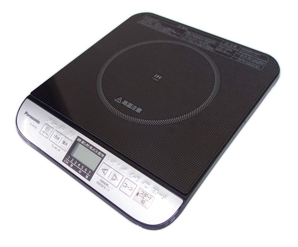Panasonic IH Cooking IH Made in 7 Levels of Firepower Silent Black Heater, Stove, Resin, Japan, Tabletop, Adjustment, Design, KZ-PH33-K
Panasonic IH Cooking IH Made in 7 Levels of Firepower Silent Black Heater, Stove, Resin, Japan, Tabletop, Adjustment, Design, KZ-PH33-K