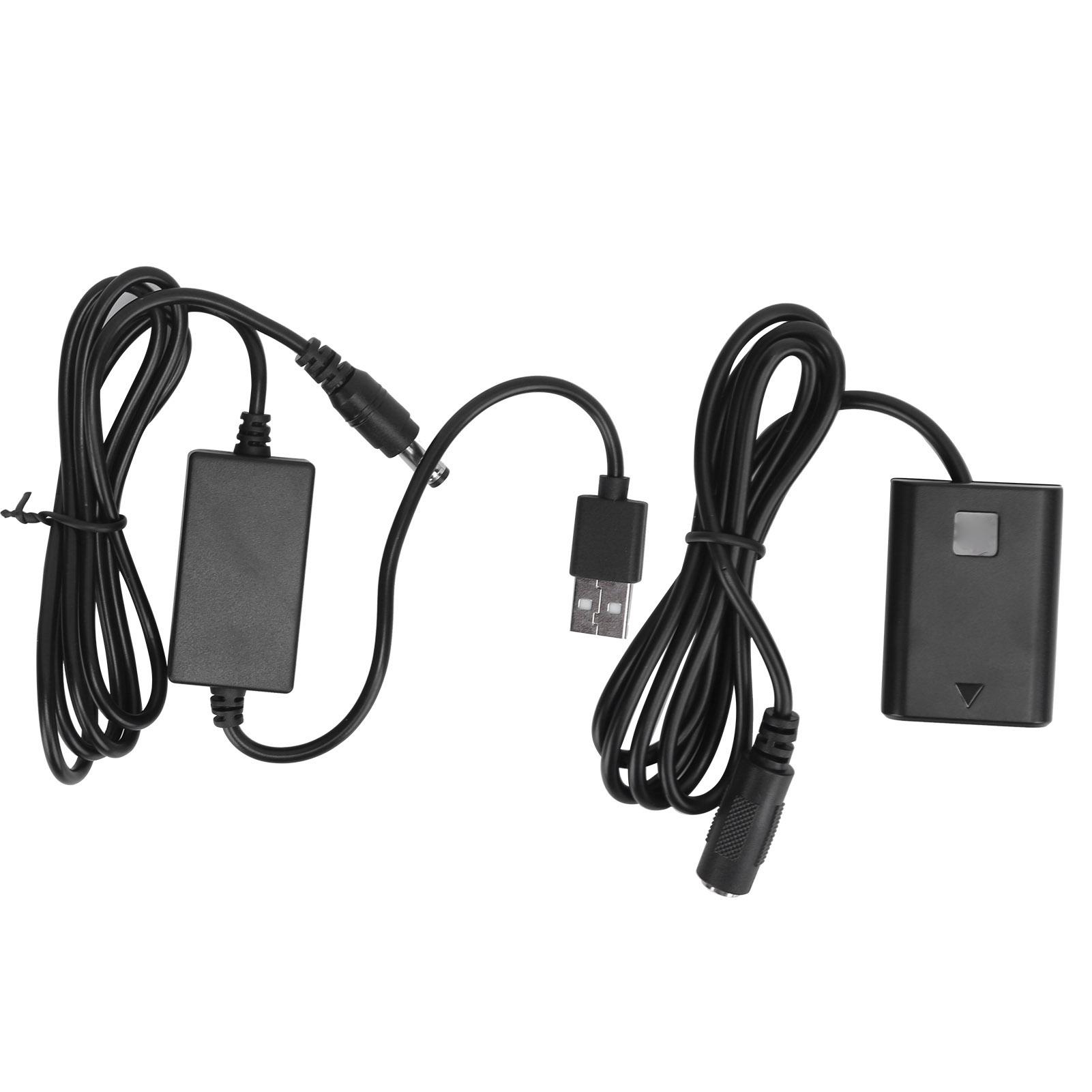 Адаптер питания постоянного тока с имитацией батареи NPFW50 и кабелем USB для Sony A7 A7R A7S A7M A7II A7S2
Адаптер питания постоянного тока с имитацией батареи NPFW50 и кабелем USB для Sony A7 A7R A7S A7M A7II A7S2