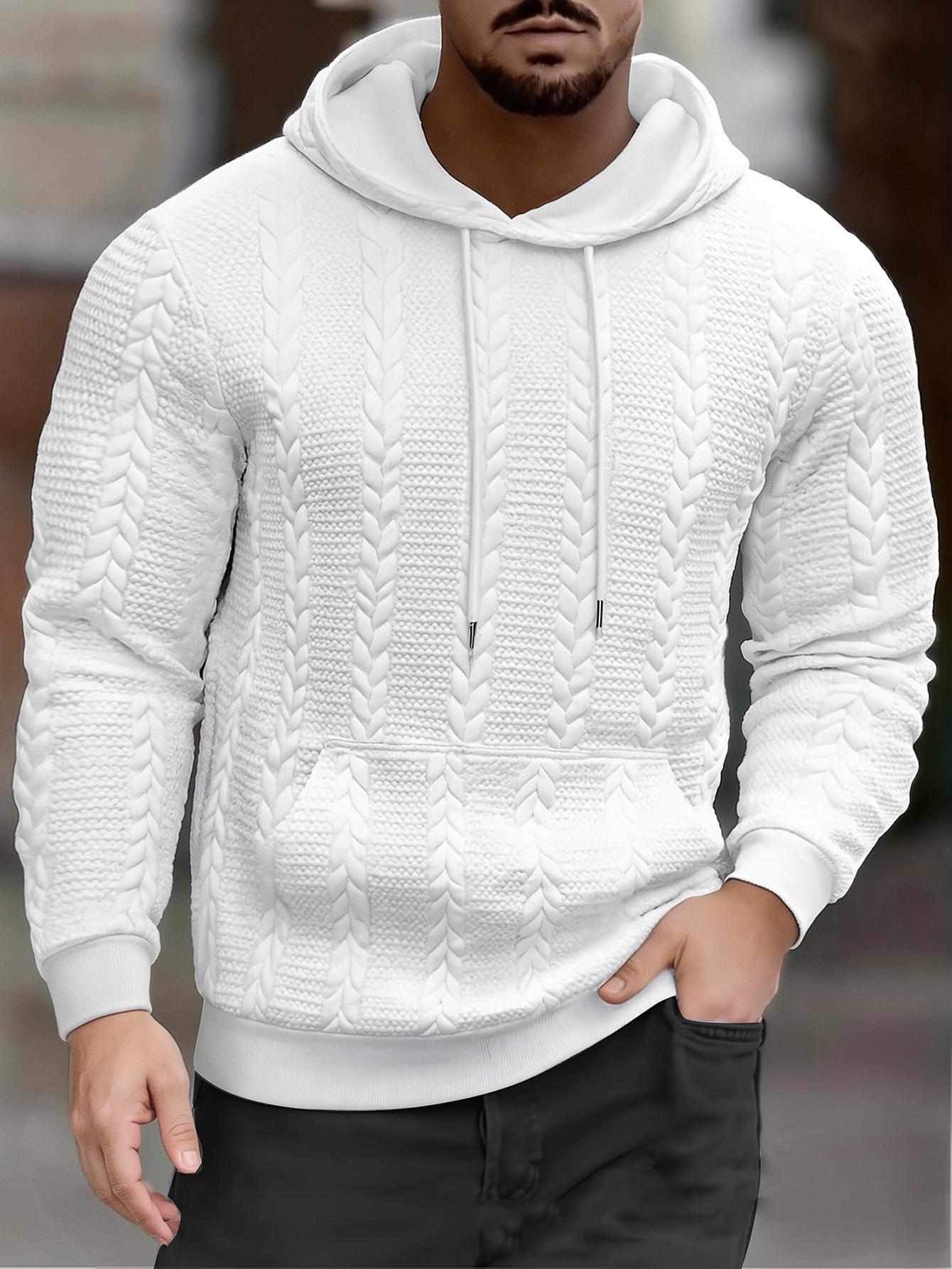 2025 Men s Jacquard Fabric Hooded Sweatshirt with Drawstring, 260g XXL
2025 Men s Jacquard Fabric Hooded Sweatshirt with Drawstring, 260g XXL