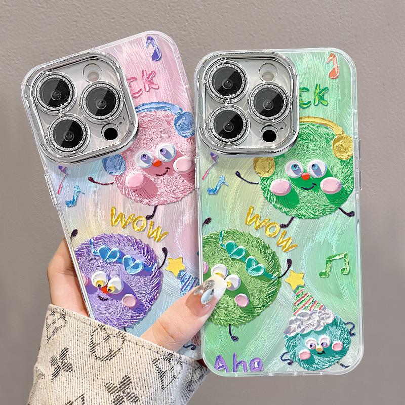The Colored Oil Painting Coal Ball Is Suitable for The IPhone 16pro Phone Case 15, Cute and Shockproof 14, with A High-end Feel. Xiaomi 13, Niche X Redmi K40/K40 Pro
The Colored Oil Painting Coal Ball Is Suitable for The IPhone 16pro Phone Case 15, Cute and Shockproof 14, with A High-end Feel. Xiaomi 13, Niche X Redmi K40/K40 Pro