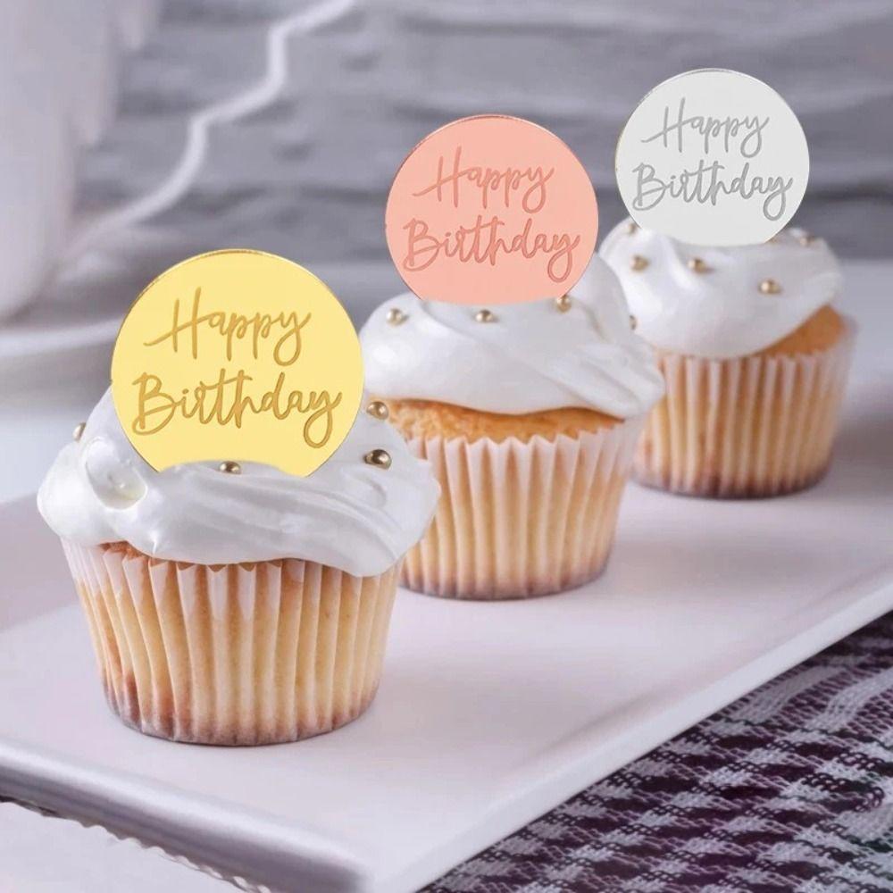 5 Pcs Party Dessert Cupcake Topper Happy Birthday Cake Top Flag Reusable Cake Decoration
5 Pcs Party Dessert Cupcake Topper Happy Birthday Cake Top Flag Reusable Cake Decoration