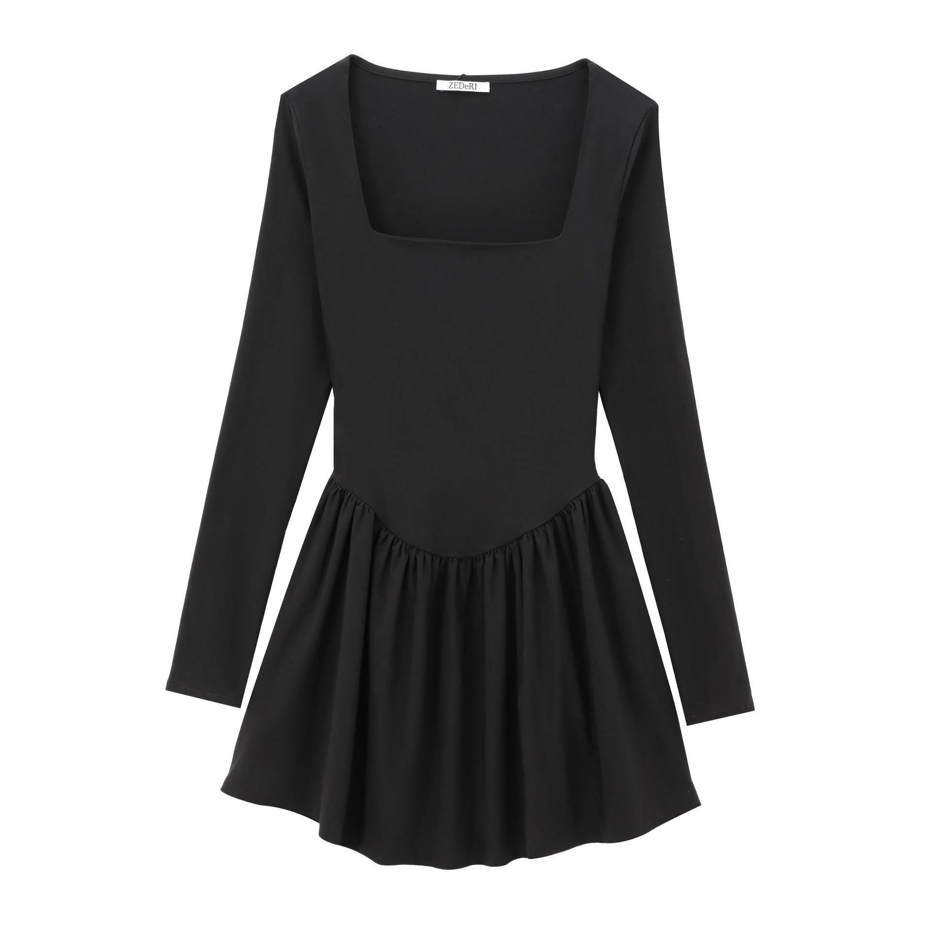2024 Women s European & American Style Black Balloon Silhouette Square Neck Long Sleeve Short Dress Medium
2024 Women s European & American Style Black Balloon Silhouette Square Neck Long Sleeve Short Dress Medium