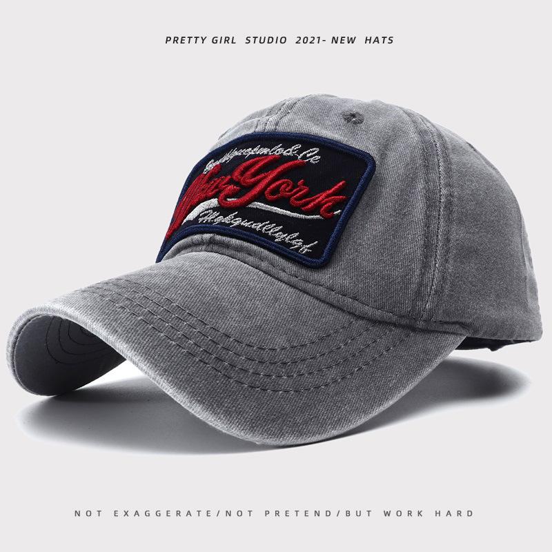For Men Embroidered English Letter Prints Summer Sun Hat Vintage Washed Soft Top Trendy Baseball Cap All-Match Trendy For Daily XS(old)
For Men Embroidered English Letter Prints Summer Sun Hat Vintage Washed Soft Top Trendy Baseball Cap All-Match Trendy For Daily XS(old)