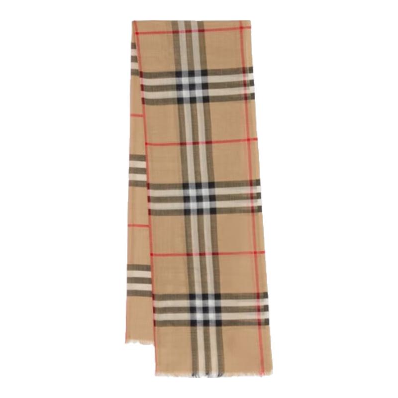 Шарф Burberry з суміші шовку та вовни в клітинку One Size
Шарф Burberry з суміші шовку та вовни в клітинку One Size