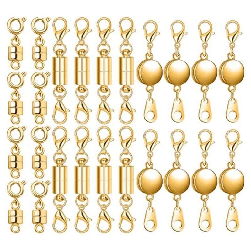 Aug. 24Pcs Magnetic Necklace Clasps & Closures,Jewelry Clasp Connector Locking Clasp Bracelet Extender For Jewelry Making золотий
Aug. 24Pcs Magnetic Necklace Clasps & Closures,Jewelry Clasp Connector Locking Clasp Bracelet Extender For Jewelry Making золотий