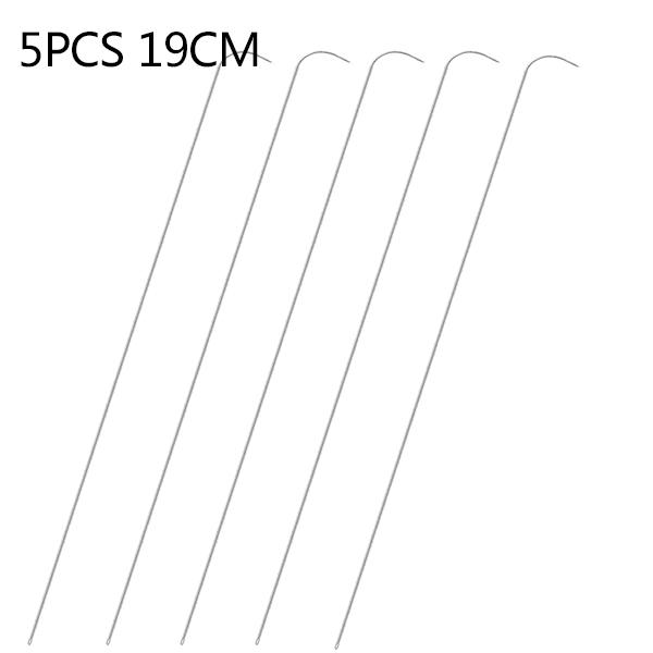 19/11CM Big Eye Curved Needle Stainless Bead Spinner Needles Thin Bead Needles for Jewelry Making Sewing DIY Knitting Craft
19/11CM Big Eye Curved Needle Stainless Bead Spinner Needles Thin Bead Needles for Jewelry Making Sewing DIY Knitting Craft